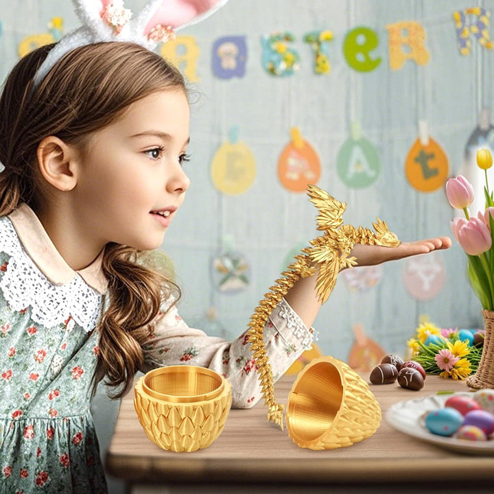 3D gedruckte Drachen Eier mit beweglichem Drachen Sammler Figuren Fidget Spielzeug für Erwachsene Ki