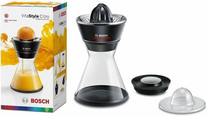 Bosch Zitruspresse VitaStyle Citro MCP72GPB, Universal-Presskegel für kleine und grosse Früchte, 2-i