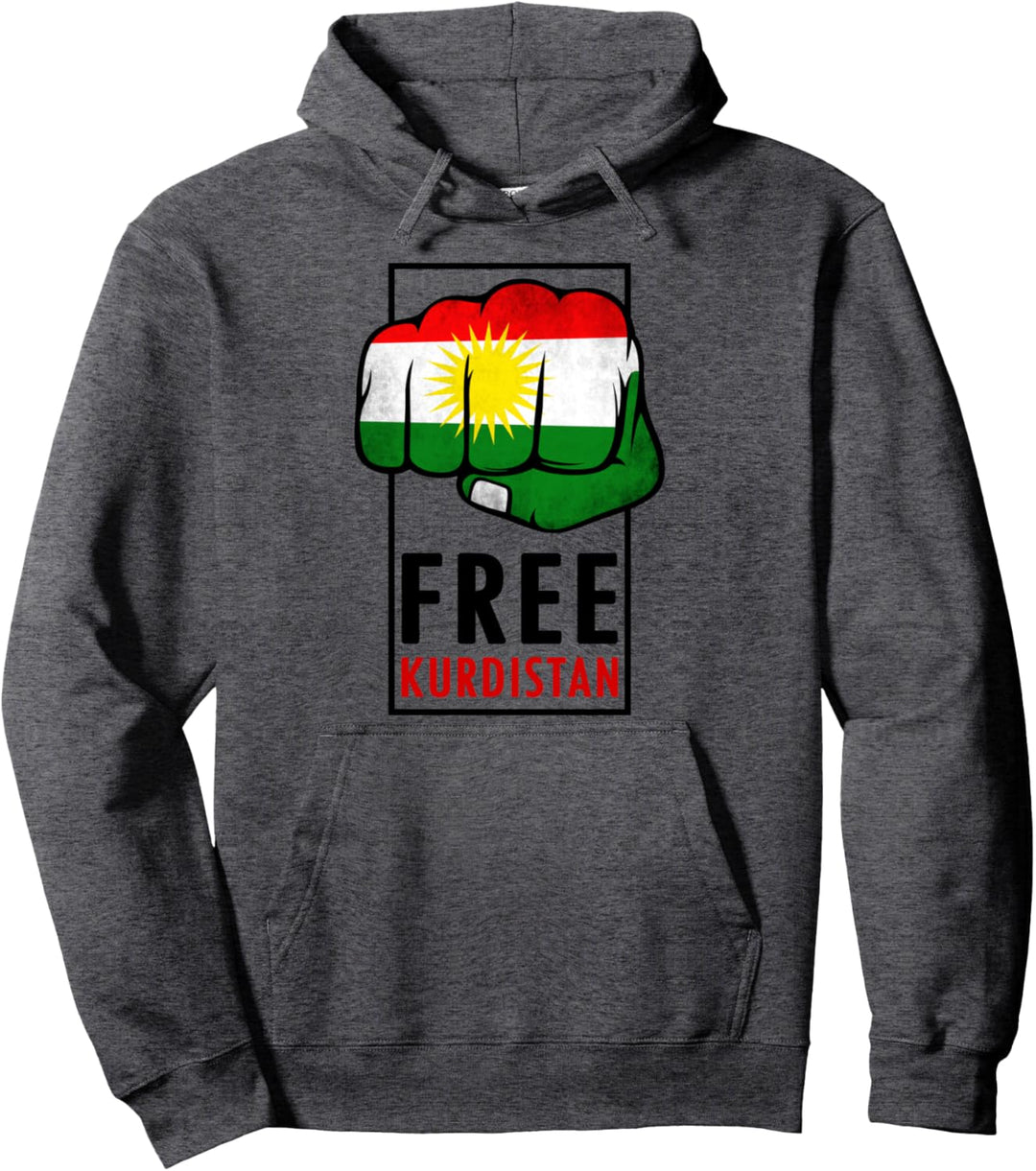Kurdistan Flag. Free Kurdistan. Proud People Of Kurdistan Pullover Hoodie