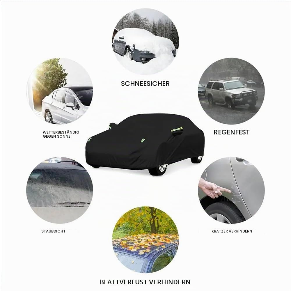Autogarage Abdeckung Wasserdicht,Auto Abdeckplane,Auto Abdeckung,Wasserdicht Und Uv-Beständig,Vier J