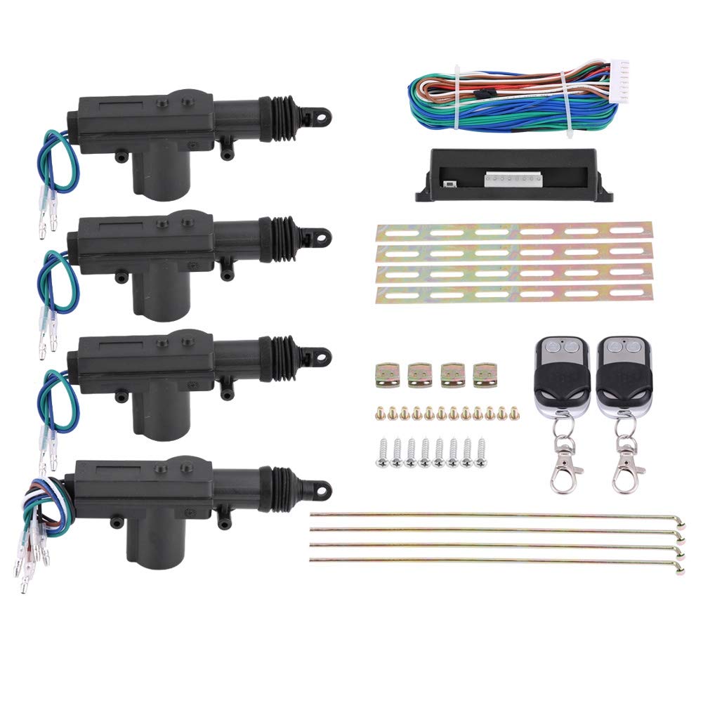 Zentralverriegelung, Keyless Entry System, Komplettset für Zentralverriegelung 4 Türen (1 Steuerbox,
