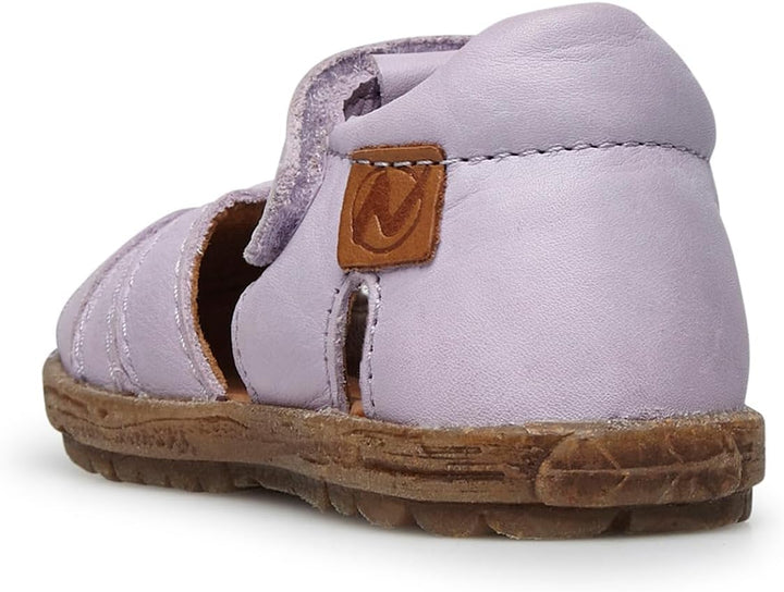 Naturino SEE-Halb geschlossene Sandalen aus laminiertem Leder-Rosa 21 EU Flieder, 21 EU Flieder