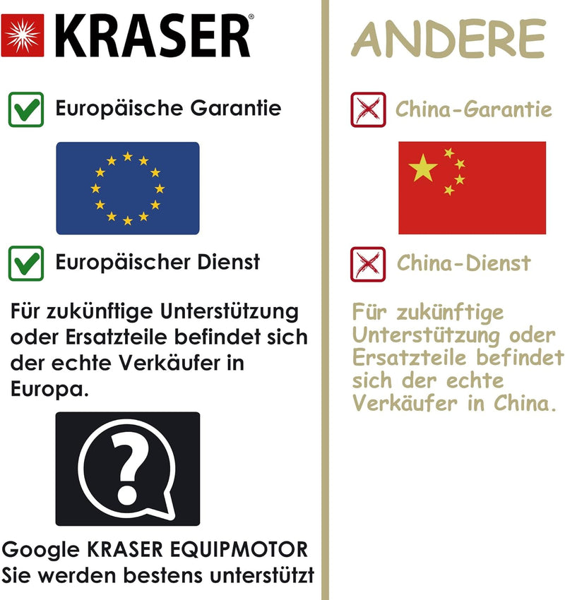 KRASER KR940B Lenkradkralle Wohnmobil Lenkradschloss für Auto Lenkradsperre Lenkrad Zahlenschloss, L