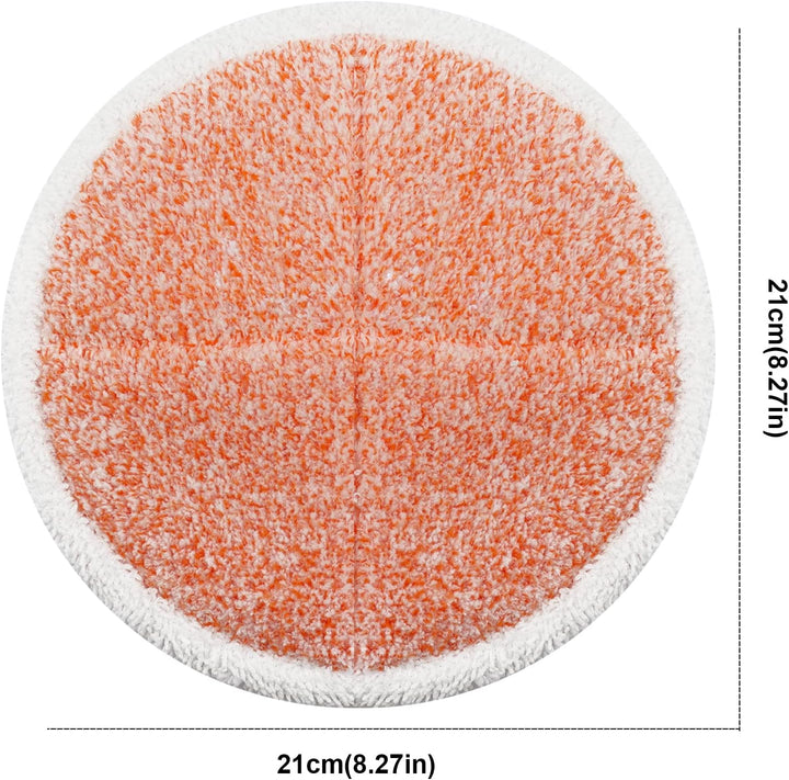 8er-Pack Ersatz-Dampfmopp-Pads, kompatibel mit Bissell Spinwave 2039A 2124: 4 schwere Schrubbpads, 2
