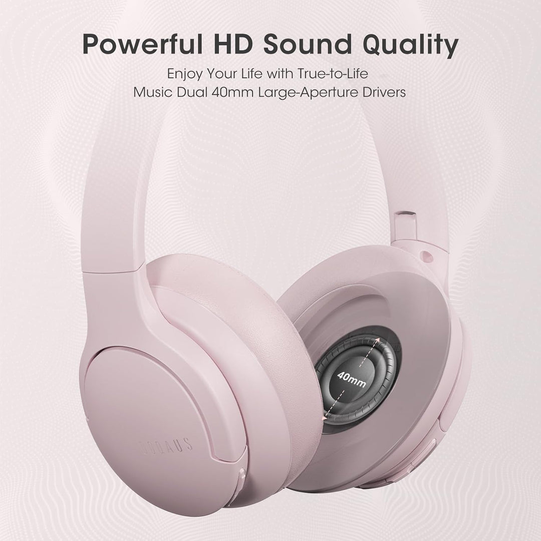 DOQAUS Kopfhörer Kabellos Bluetooth [Bis zu 90 Std] Bluetooth Kopfhörer Over-Ear mit 3 EQ-Modi, HiFi