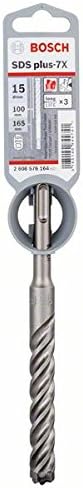 Bosch Professional Hammerbohrer SDS Plus-7X (für Beton und Mauerwerk, 15 x 100 x 165 mm, Zubehör Boh
