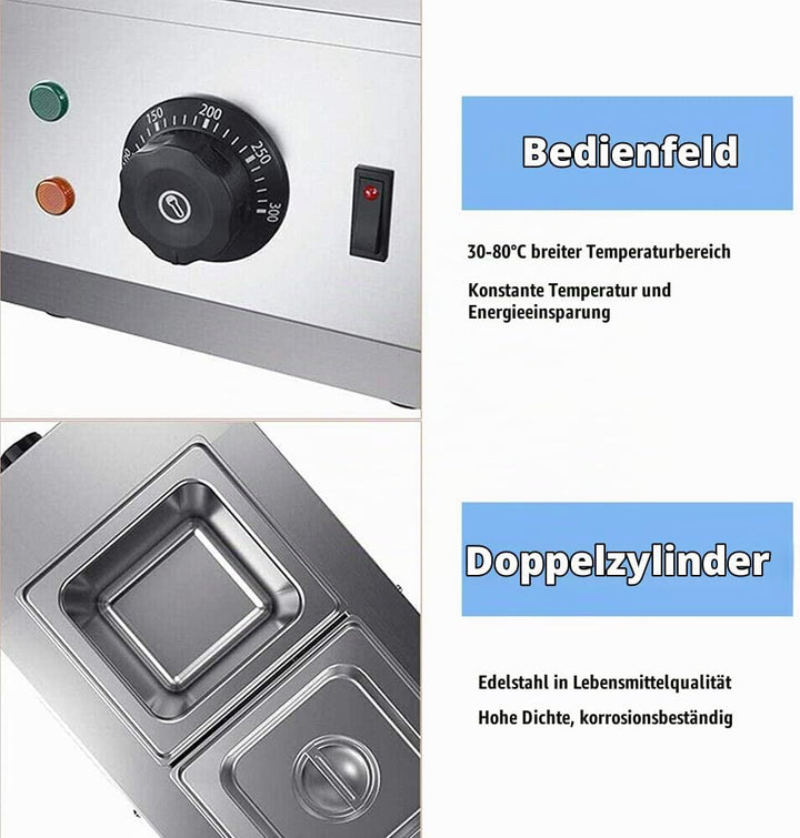 Fayelong Schokoladenschmelzmaschine &amp; Erwärmung Elektrischer Schmelzgerät Schokoladenschmelzofen Mit