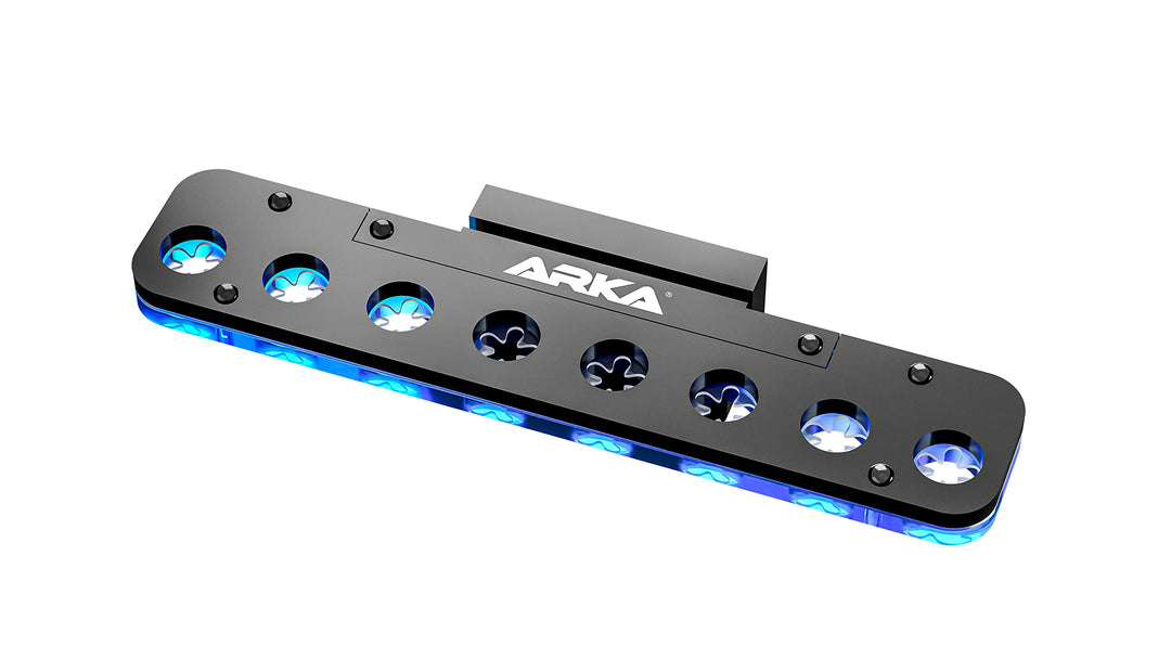 ARKA myREEF®-FRAG Rack | 8 Löcher | Korallen Ableger Halter für jedes Meerwasseraquarium | Für Glass