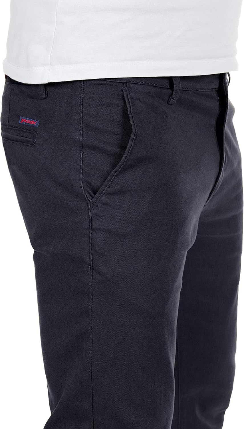 Yazubi Herren Chino Hose, Modell Dustin, Chinohose by Yzb Jeans 29W / 30L Blau (Night Sky 4r193924),