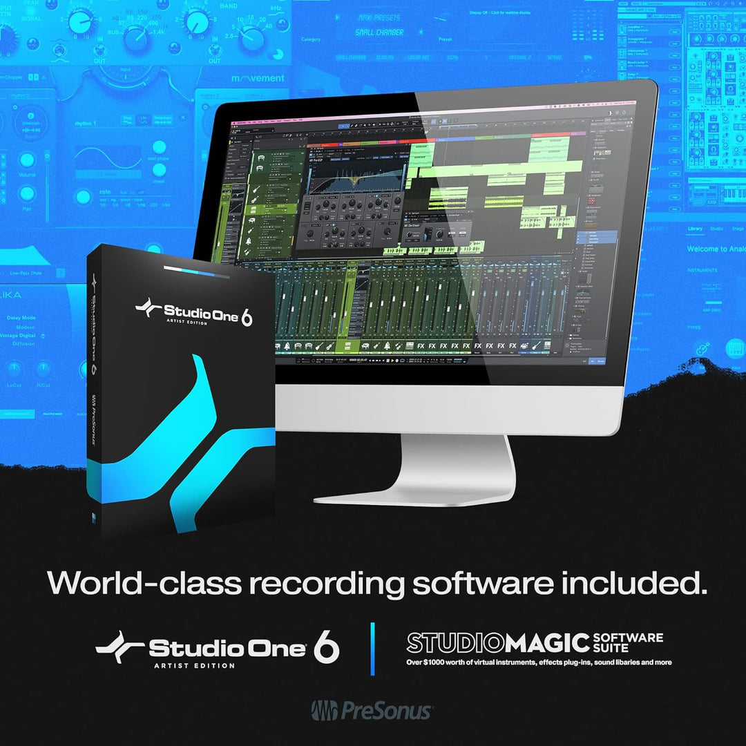 PreSonus StudioLive 32R, 34-Eingang, 32-Kanal Rack-Mixer mischpult, Stage Box und Audio-Interface 32