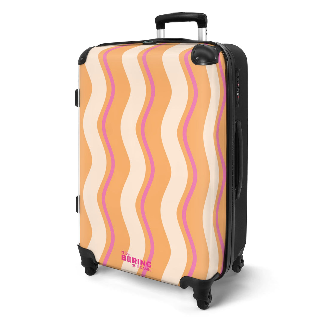 Koffer Mittelgross 67x43x25 cm Hartschalenkoffer L Trolley Rollkoffer 4 Rollen Leicht Hartschale Mit