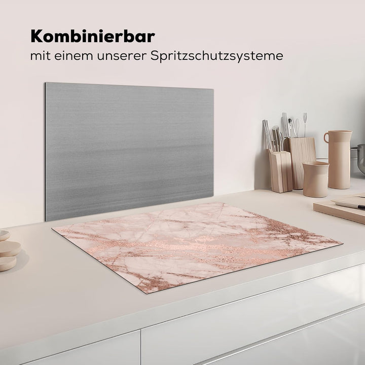 Herdabdeckplatte Einteilig Herdabdeckung Abdeckplatte für Ceranfeld Abdeckung Induktionskochfeld Auf