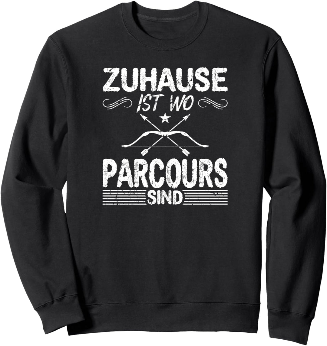 Bogenschiessen Parcours Bogensport Bogenjagd Sweatshirt