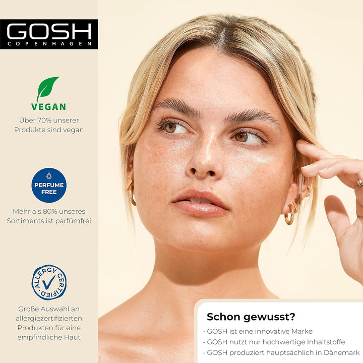 GOSH Eyedentity Lidschatten-Palette 003 BE HAPPY mit 9 perfekt abgestimmten Farben in Matt & Metalli