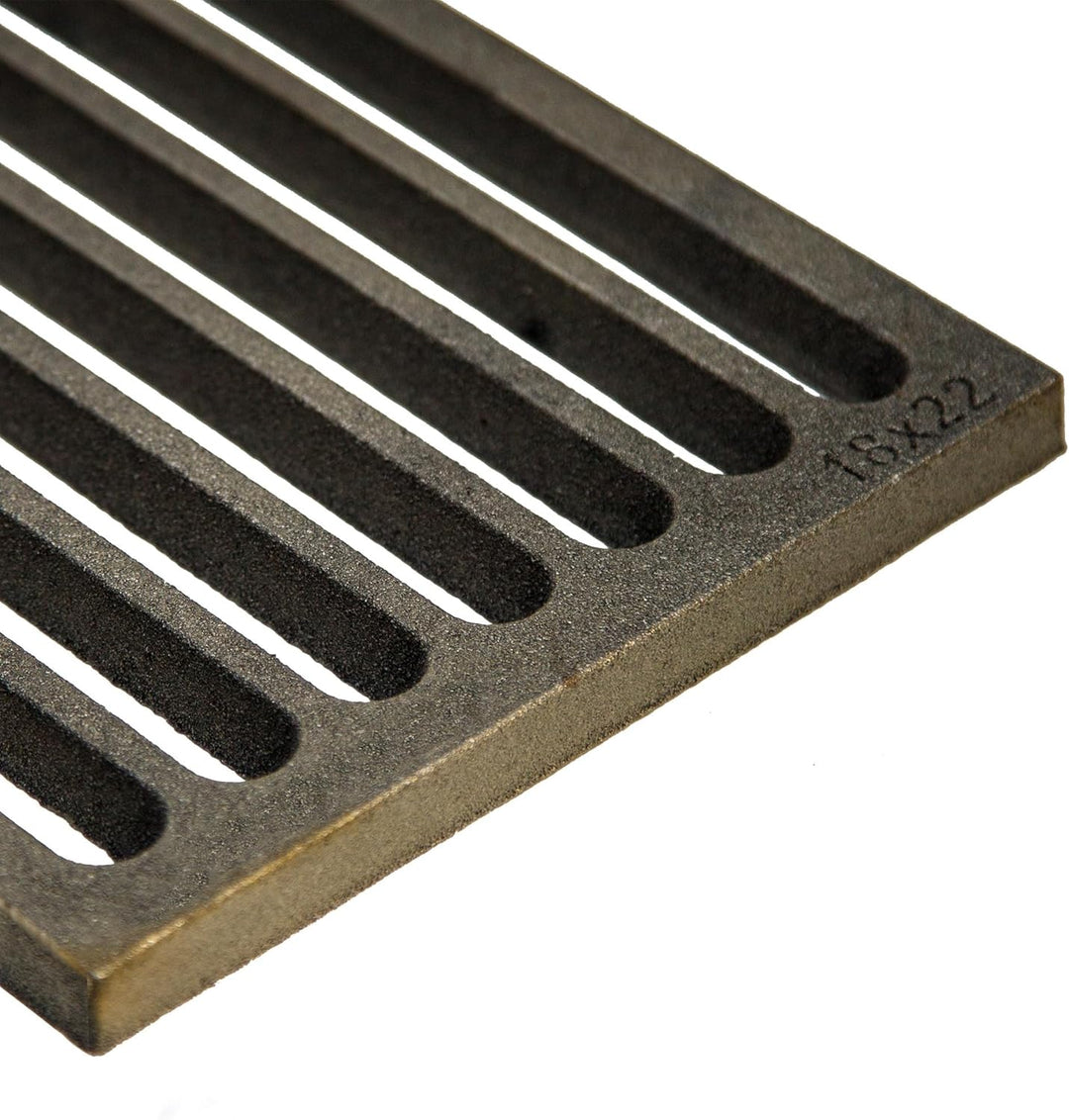 ScarMaxx - Kaminrost Gusseisen 18x22 cm - Ascherost für Kaminofen - Kamin Feuerrost - Robuster und M