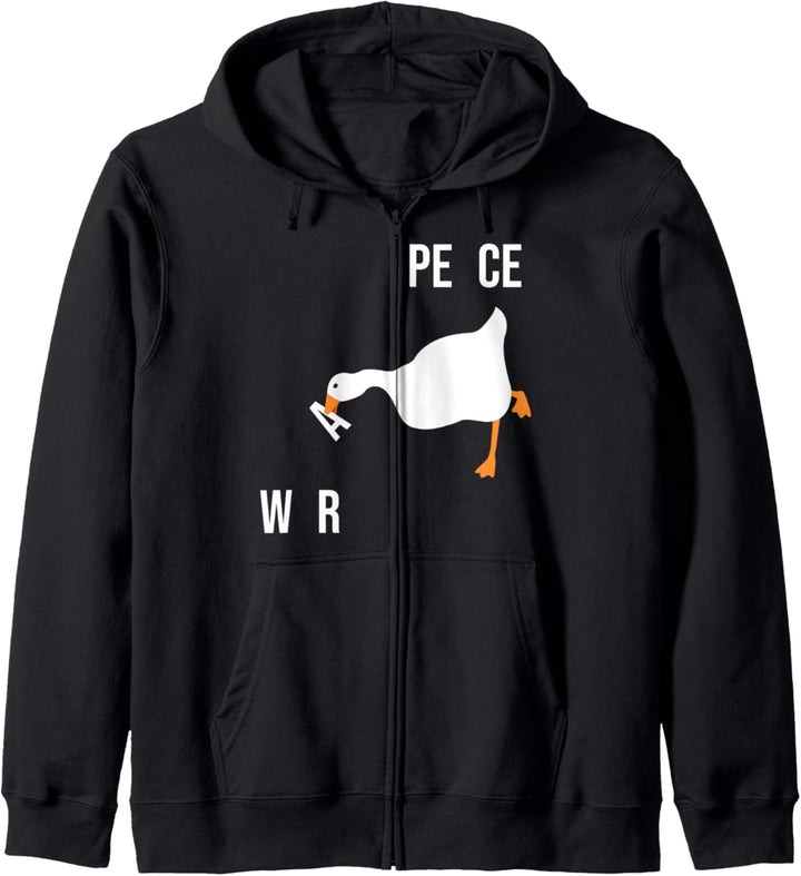 Make War Not Peace Meme Untitled Meme Goose Want Wars Kapuzenjacke