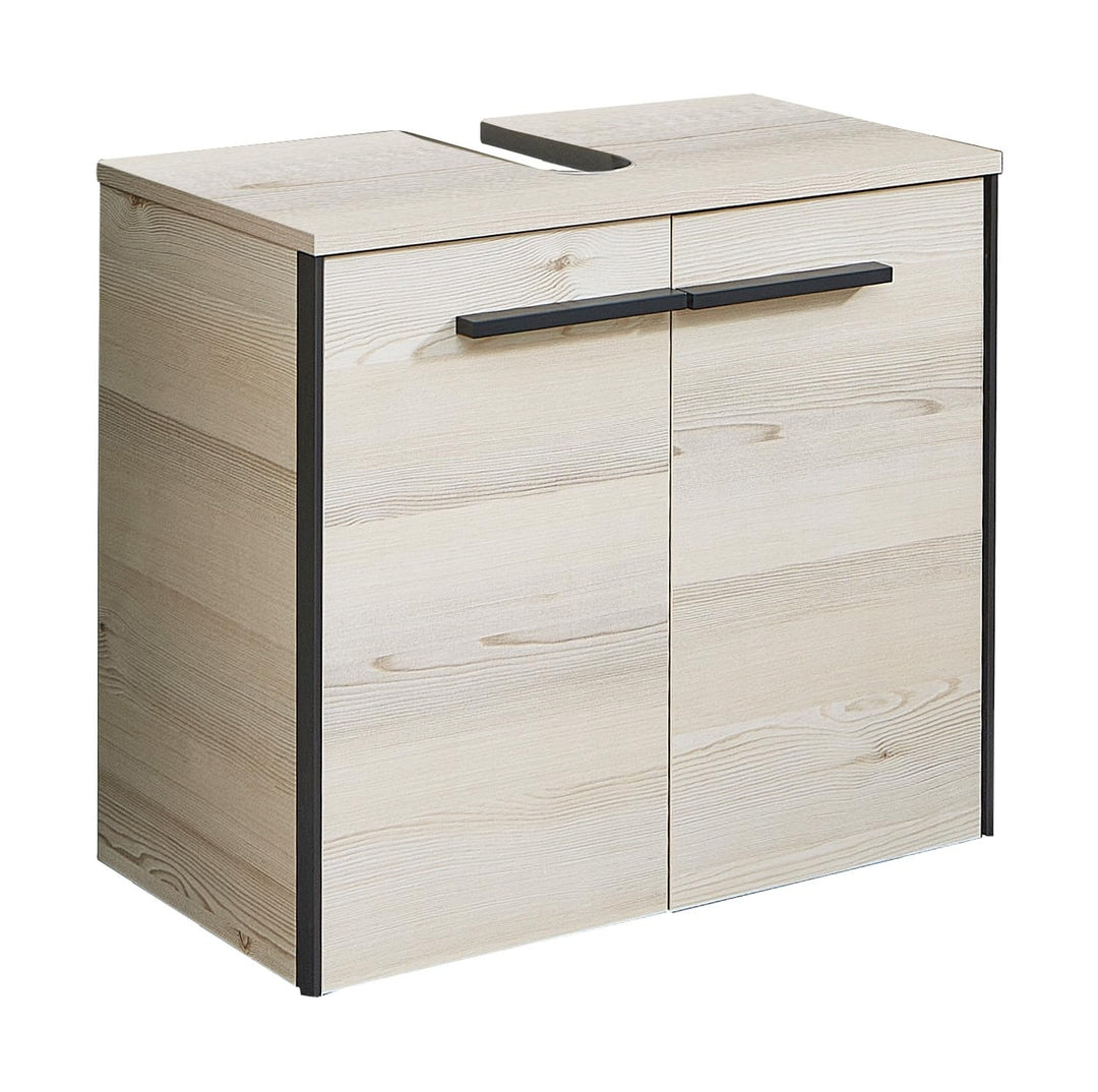 vito Waschbeckenunterschrank - Polar Pinie Dekor - B 60 cm - 2 Türen