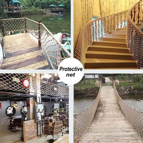 KACQIYT Kletternetz Kinder Schutznetz Treppe Balkon Fallschutznetz Spielplatz Sicherheitsnetz Hinder