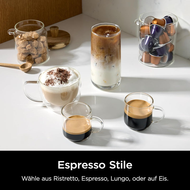 Ninja Prestige 2-in-1 Filterkaffee- und Kapselmaschine mit integriertem Milchaufschäumer, für Latte,