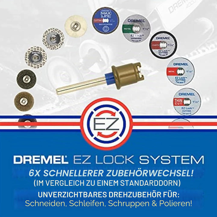 Dremel EZ456B - 12 Stück 1 1/2 Zoll EZ Lock Rotary Tool Trennscheiben perfekt für Blech und Kupfer R