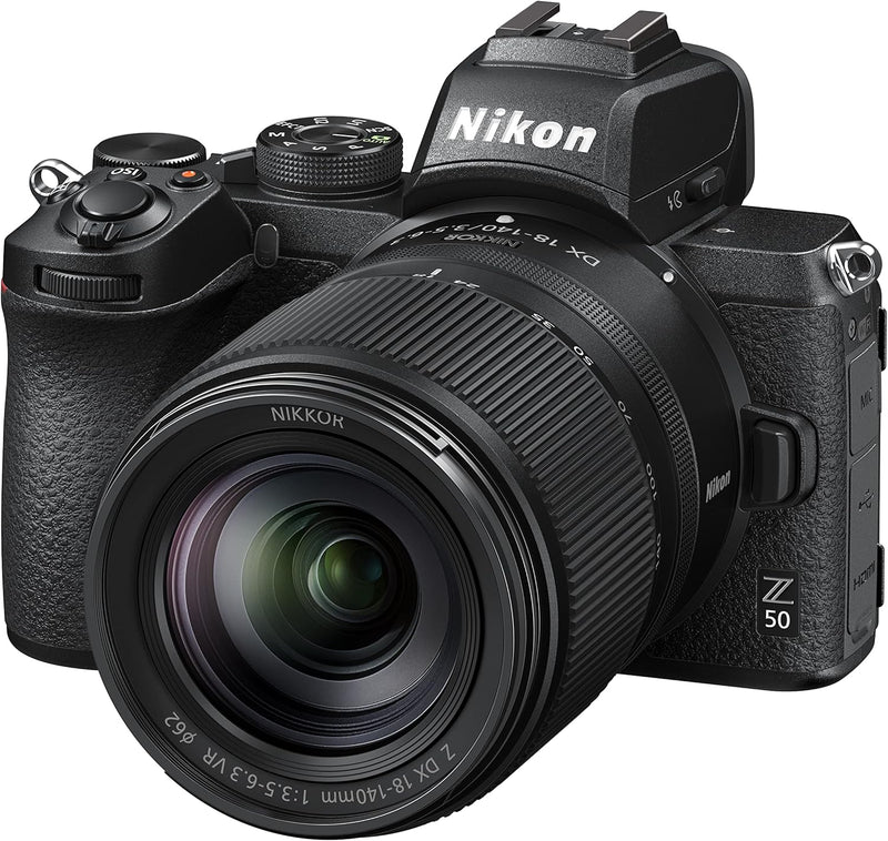 Nikon Z 50 KIT Z 18-140 VR (20.9 MP, OLED-Sucher mit 2.36 Millionen Bildpunkten, 11 Bilder pro Sekun