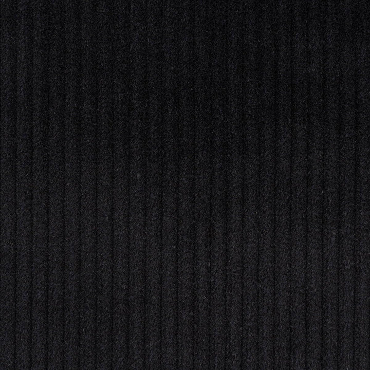SCHÖNER LEBEN. Zugluftstopper Cord Baumwolle grob schwarz div Grössen, Auswahl:100cm Länge ca. 100x1