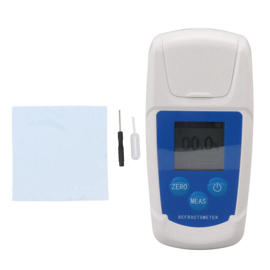 Brix Meter, 0-55% 3 Datas Display HD Backlight Display Refraktometer Brix Digital für Saft zur Messu