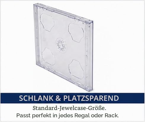 10 CD/Dvd Double Jewel Cases klar dragontrading ® Profi Qualität