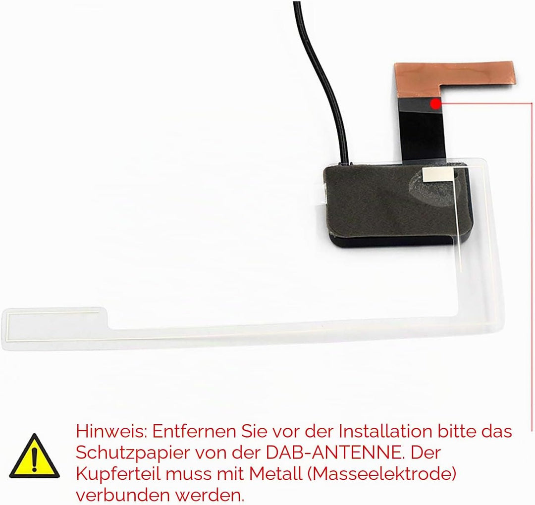 EZoneTronics Externer DAB DAB + Adapter angepasst Digitaler Radio Tuner Box passt für Alle Android C