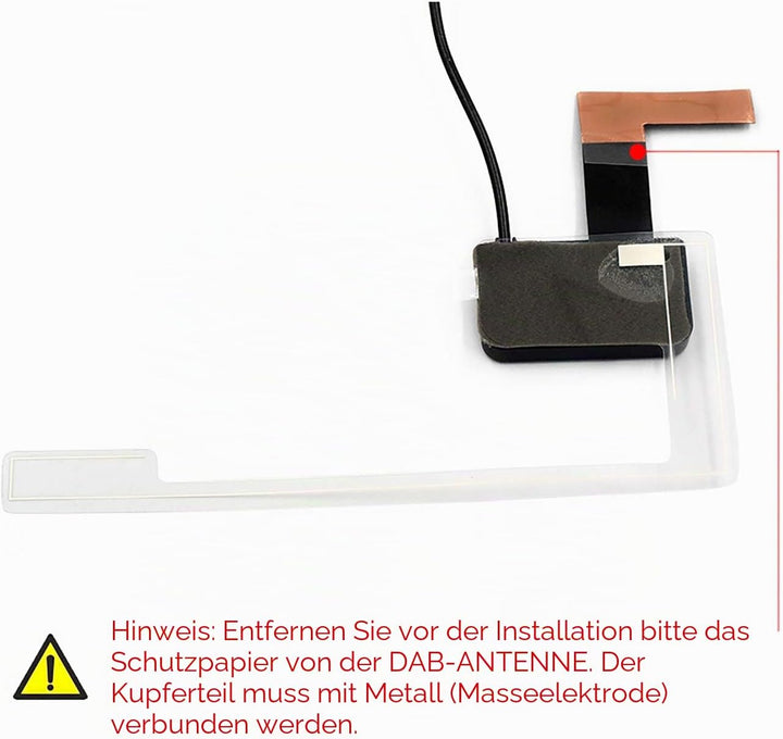 EZoneTronics Externer DAB DAB + Adapter angepasst Digitaler Radio Tuner Box passt für Alle Android C