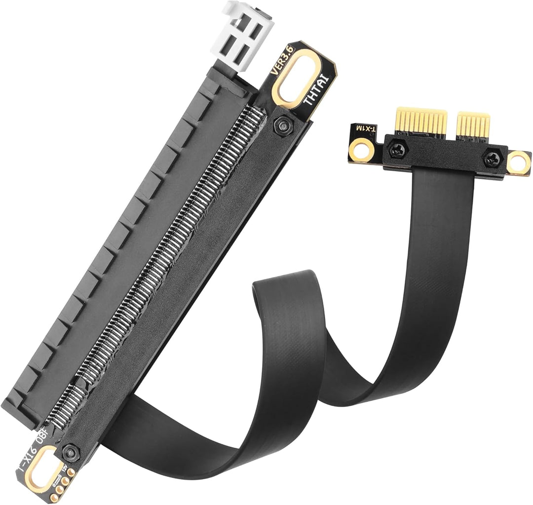 PCIE 3.0 Verlängerungskabel X1 auf X16 Extender Adapter PCI-Express 1X Stecker auf 16X Buchse für Gr