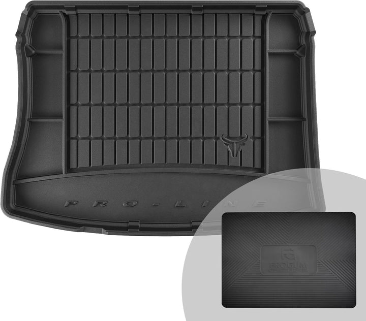 FROGUM ProLine 3D Gummimatte Exklusive Auto Kofferraummatte Kofferraumwanne für Audi A3 Sportback 8P