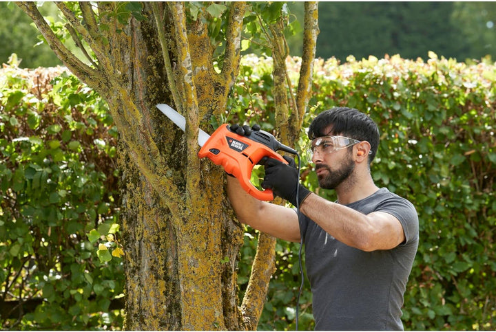 Black+Decker 400W Universal-Säbelsäge KS880EC (zum Sägen von Holz, Metall oder Kunststoff, inkl. Hol