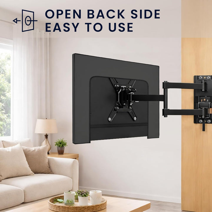 kwmobile 75" TV Abdeckung Indoor - Fernseher Hülle Bildschirmschutz Abdeckung - TV Bildschirm Staubs