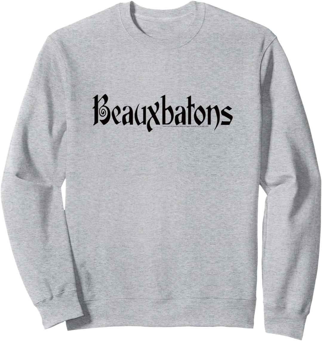 Harry Potter Beauxbatons Text Sweatshirt