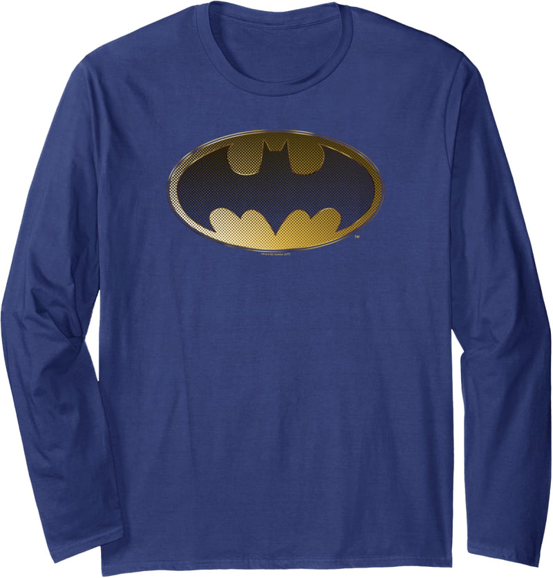 Batman Halftone Bat Langarmshirt