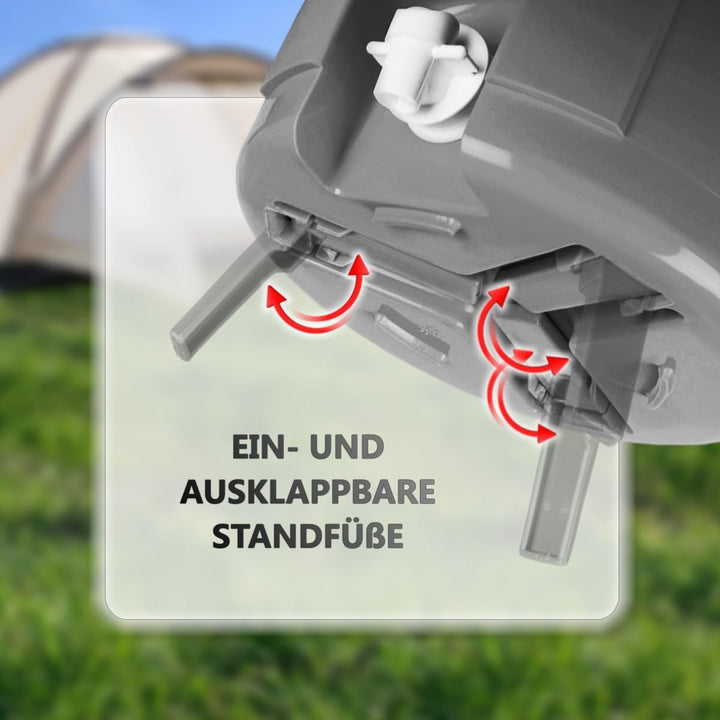 Getränkespender Getränkebehälter Thermobehälter 8L isoliert mit Zapfhahn und ausklappbaren Standfüss