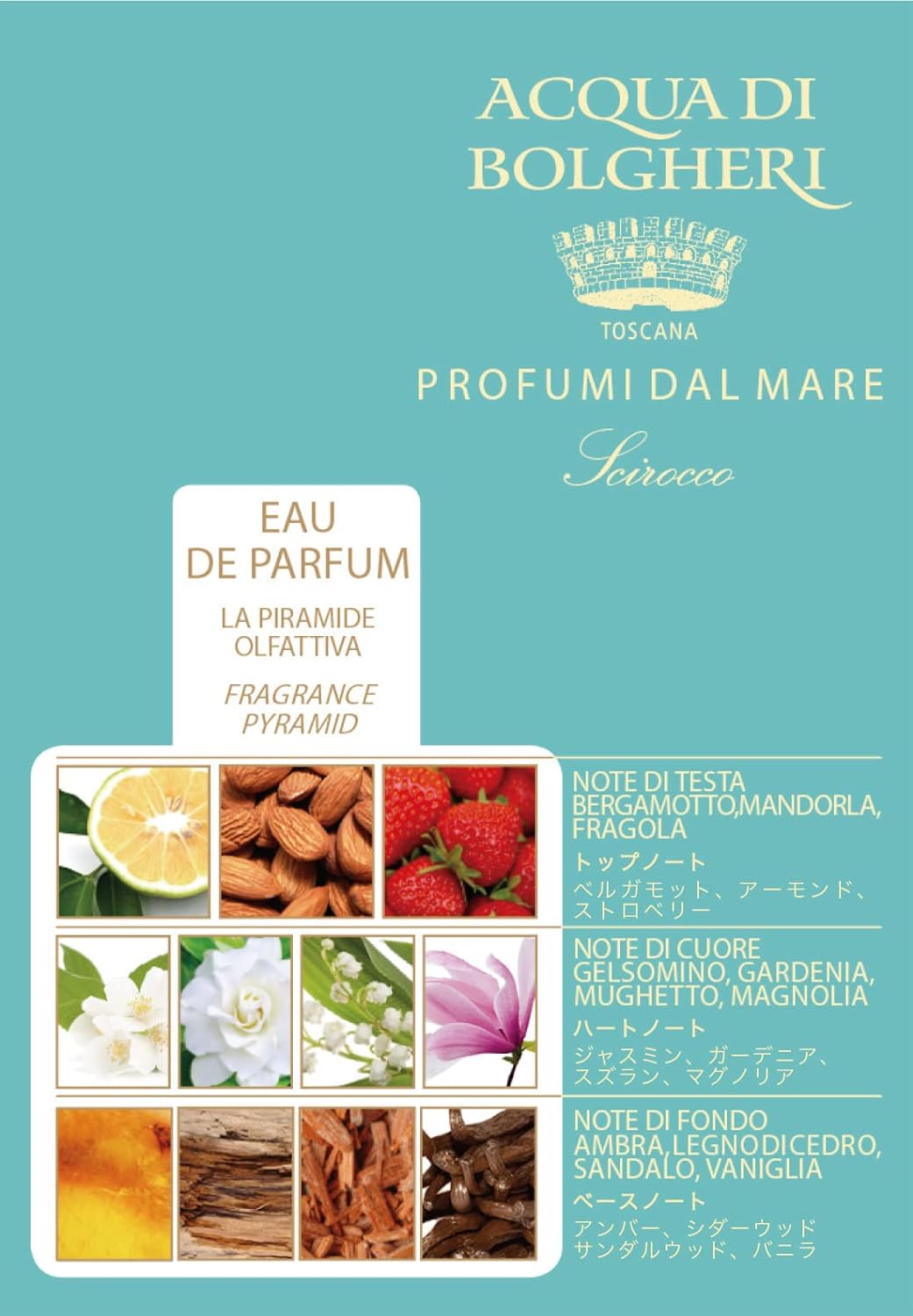 Dr. Taffi Acqua di Bolgheri Eau de Parfum Scirocco 50ml