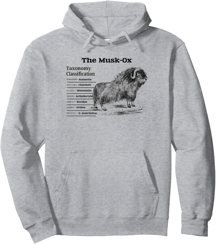 Die Musk-Ox-Klassifizierungstaxonomie Pullover Hoodie