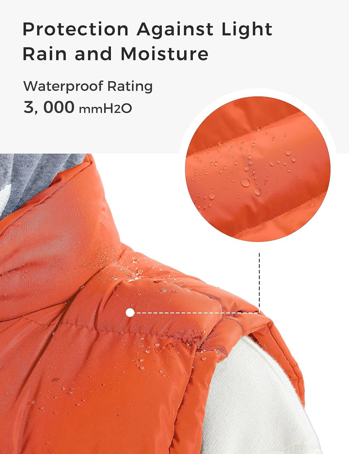 ZSHOW Herren Winter Weste Gesteppte Polsterung Puffer Ärmellos Jacke Warme Outdoor Weste Körperwärme