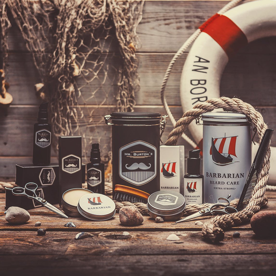 Bartöl für die Bartpflege von Mr. Burton´s Beard Oil - PURE - duftneutral - 50ml Bart Öl - 100% natü