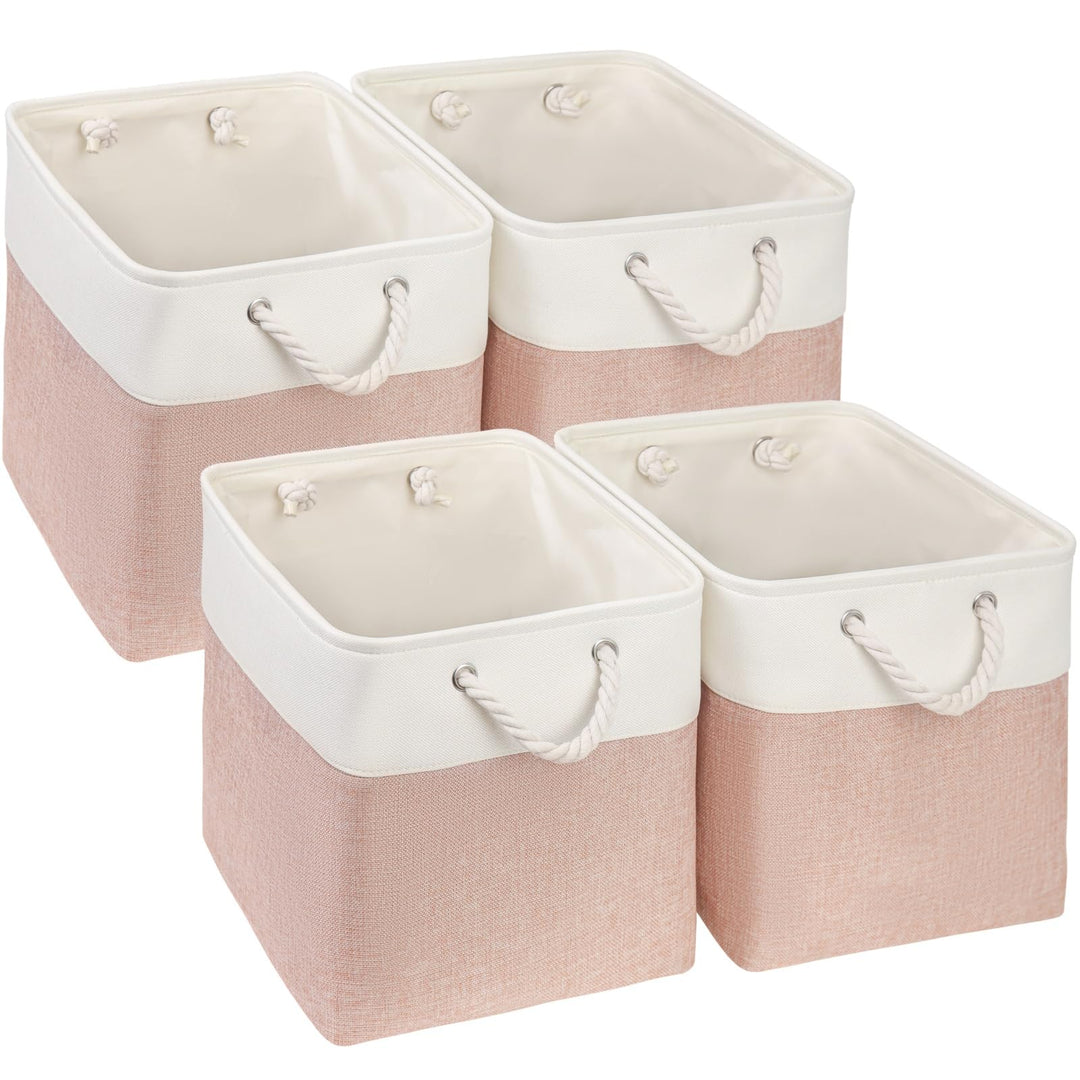 Mangata Aufbewahrungsbox,(30x30x30cm) Aufbewahrungskorb Stoff, Box in Würfel für Schrank, Regal, und