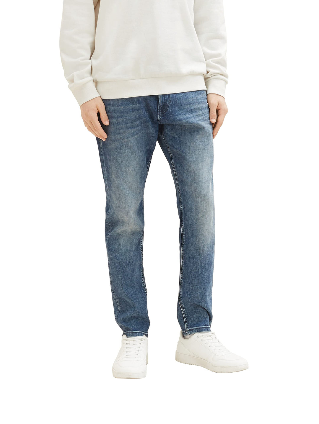 TOM TAILOR Denim Herren Slim Tapered Jeans 29W / 32L 10127 - Tinted Blue Denim, 29W / 32L 10127 - Ti