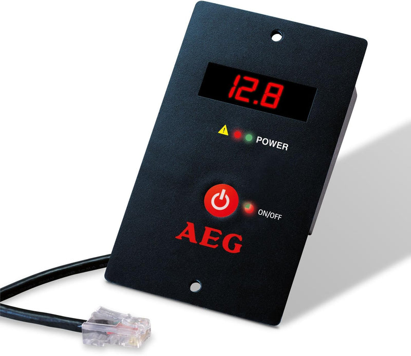 AEG 97116 Spannungswandler ST 800 Watt, 12 Volt auf 230 Volt, Fernsteuerungsmodul und Batteriewächte