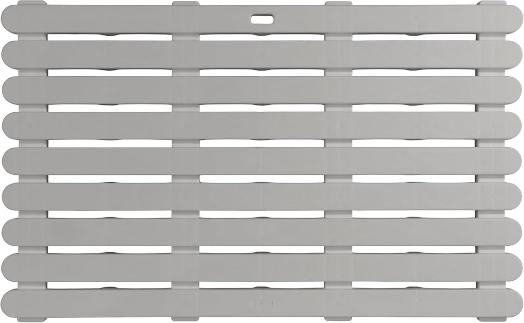 WENKO Baderost Indoor & Outdoor, Rutschhemmender Bodenrost, Für Bad, Poolbereich, Kunststoff, 80 x 5