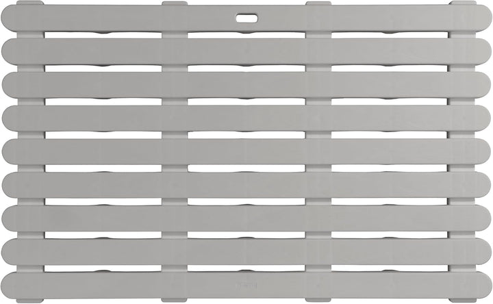 WENKO Baderost Indoor & Outdoor, Rutschhemmender Bodenrost, Für Bad, Poolbereich, Kunststoff, 80 x 5
