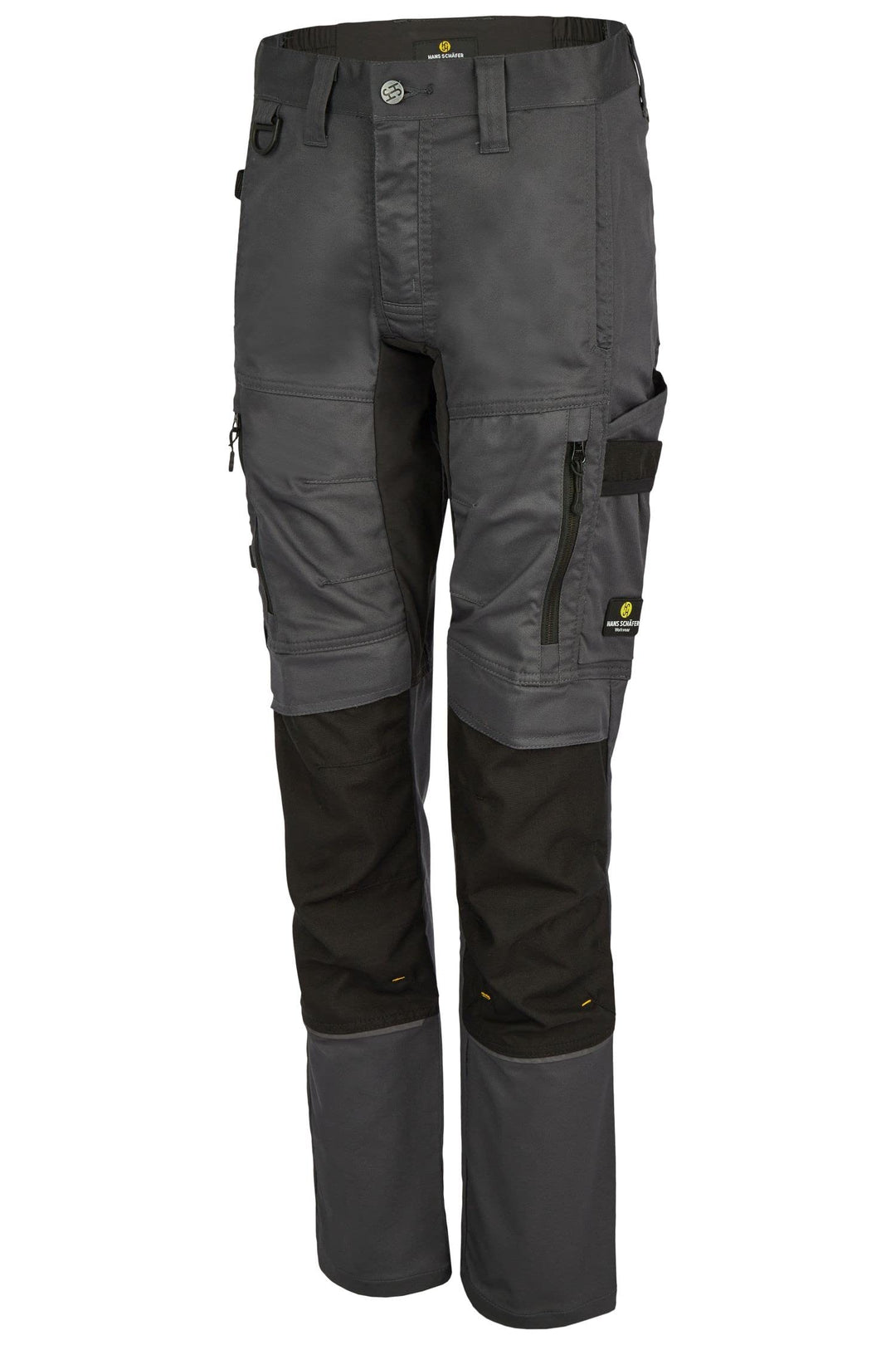 Hans Schäfer Workwear HSW Smart – Lange Arbeitshose für Damen – Modische Cargo-Bundhose mit Knietasc