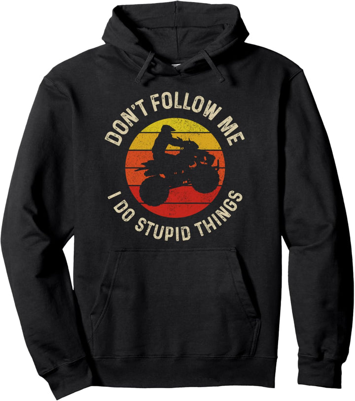 Quad Bike ATV Vintage Lustig Geschenk Pullover Hoodie