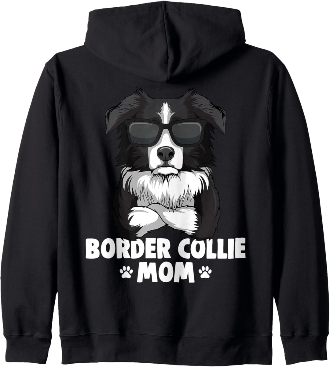 Border Collie Mom Hunde Mama Frauchen Damen Kapuzenjacke