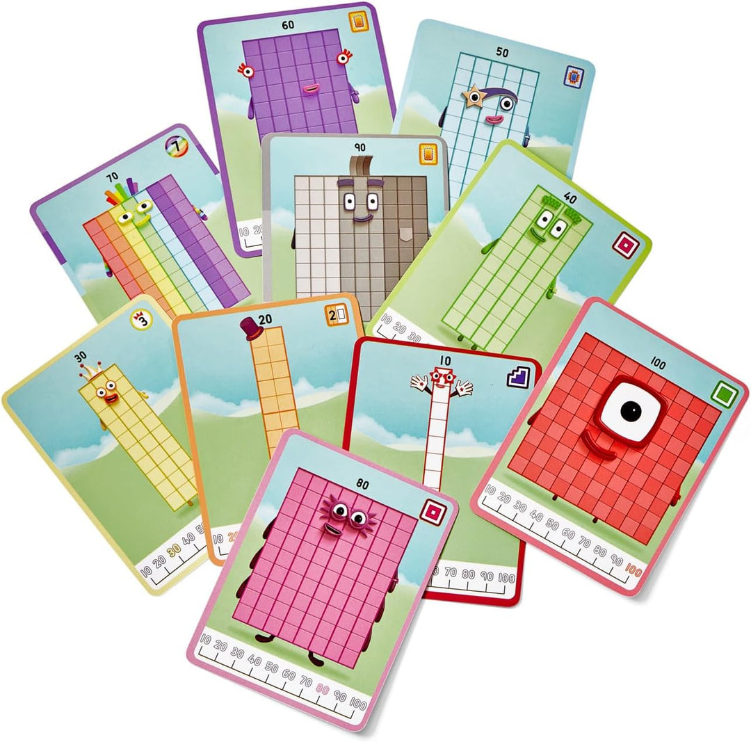 Learning Resources MathLink Cubes Numberblocks „Heroes with Zeroes“ Aktivitätsset, 616 Teile, ab 3 J